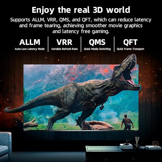 Kirzi 8K HDMI Fiber Optic Cable 50ft, 4K120 8K@60Hz HDMI 2.1 Cable, 48Gbps Ultra High Speed Slim HDMI Optical Audio Cable HDMI Cord, eARC HDR10 HDCP 2.2 Compatible with PS5 Xbox TV Projector