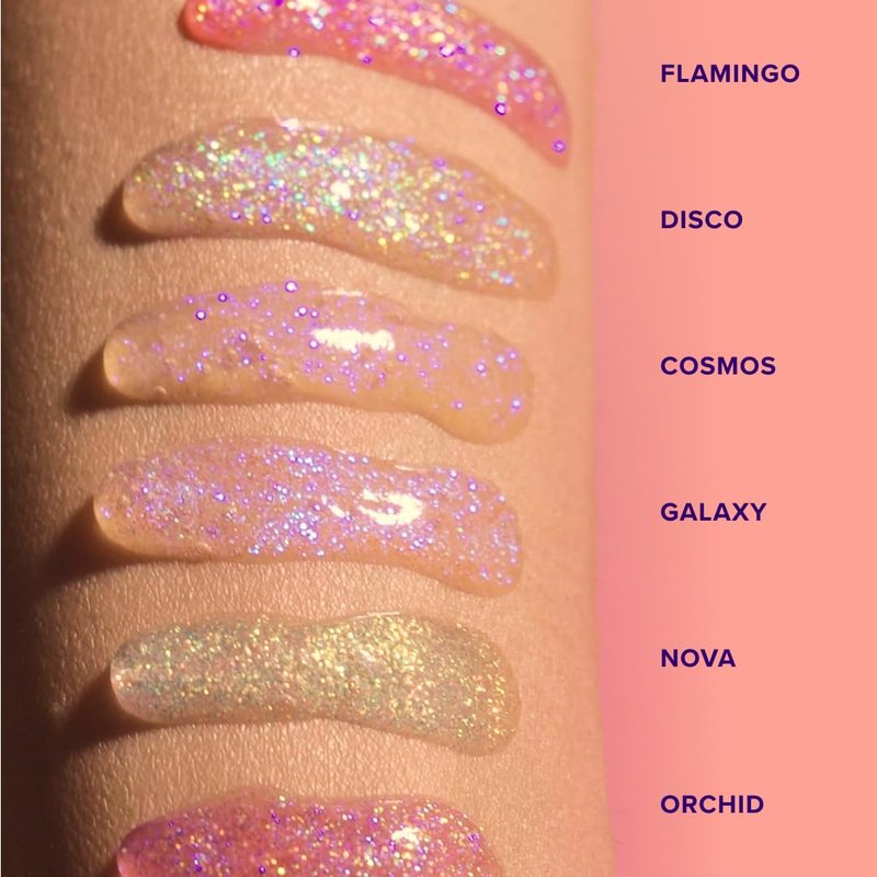 UNICORN SNOT Holographic Glitter Lip Gloss Gift Set - Sparkly & Shimmer Lips | Holographic Lip Gloss | Vegan & Cruelty Free 0.37fl oz 3-Pack