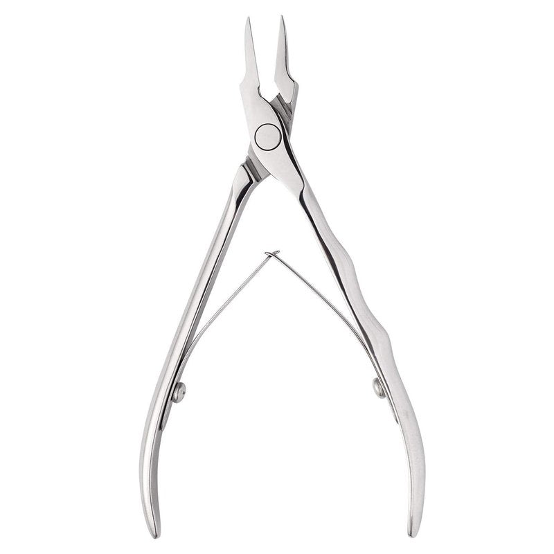 Staleks Podo 30 Podology Nippers for Ingrown Toenails – 18 mm Blades – Narrow Tips with Blunt Ends – Double Spring Design for Medical Pedicure