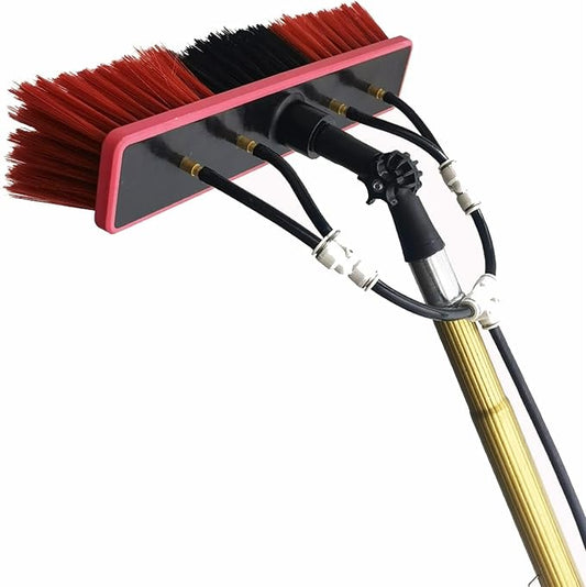 Photovoltaic Panel Cleaning/Window Clean, Water Fed Telescopic Brush Conservatory Roof Cleaning Tools for Photovoltaic Panel Cleaning