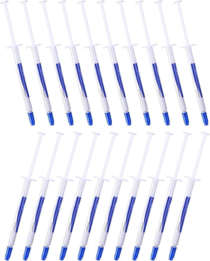 MoneyQiu HY510-20PCS(1PCS-1g) CPU Thermal heatsink Paste Silicone Grease Compound Carbon Based High Performance Non-Conductive for pc CPU gpu PS4 20 Gram