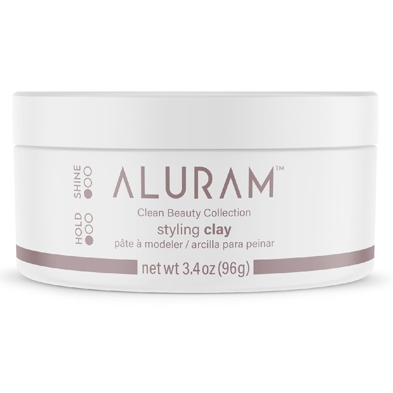 ALURAM Hair Styling Clay - Soft Satin Finish for All Hair Types | 3.4 Fl Oz Clean Beauty