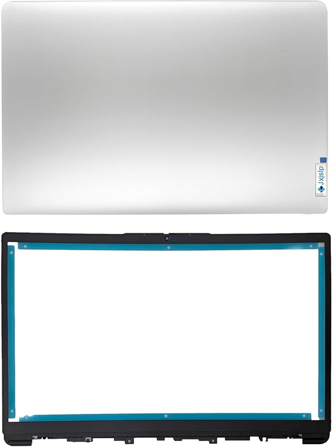 Jxjslp Replacement LCD Cover Back with Bezel with Hings for Lenovo Ideapad 1-15ADA7 82R1 82U4 1 15AMN7 82VG 82X5 1 15ALC7 82R4 Series Laptop Rear Case Top Lid 5CB1M48453 5CB1F36621 5B30S19034