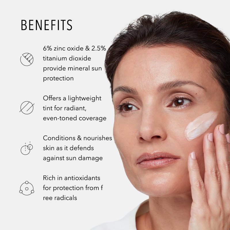 HydroPeptide Tinted Moisturizer with SPF 30 - Antioxidant Face Sunscreen, 1.7 Ounce