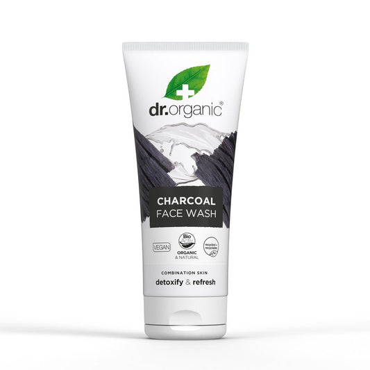 DR ORGANIC Charcoal Face Wash, 0.2429 kg,DR00545