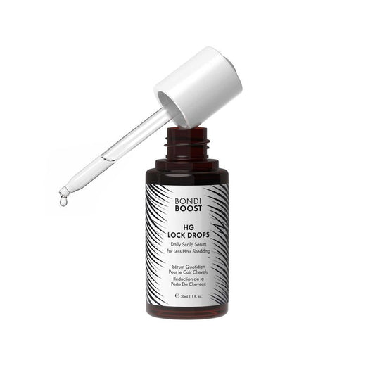 BondiBoost HG Lock Drops Daily Hair Serum for Women – Non-Greasy, Reduces Hair Thinning, Stimulates Scalp, Supports Thicker Fuller Hair – Vegan, Color-Safe, Lightweight for All Hair Types & Textures