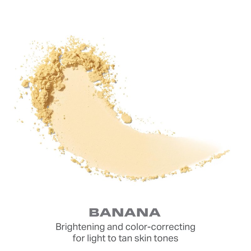 Morphe Bake & Set Setting Powder - Lightweight, Talc-Free Finishing Powder for Face Makeup with a Soft, Natural Finish - Minimizes Shine for Up to 24HR - Banana (0.31 oz)