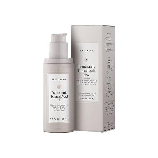 Naturium Tranexamic Acid 5% - Brightening Face & Skin Care with Kojic Acid, Niacinamide & Licorice Root | 2 oz