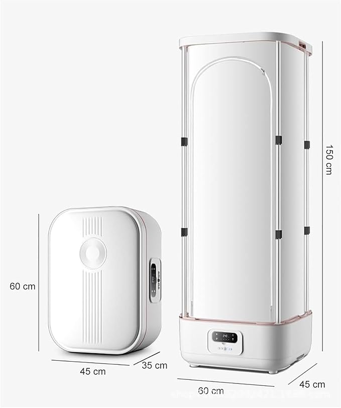 Garment Steamer, Automatic Wireless Vertical Steam Iron with Wrinkle Removal Clip, Quick-Drying Steam, One-Key Care for Clothes & Fabric