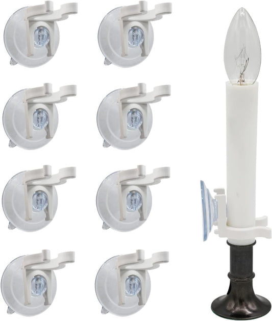 Projectpak Window Clamps - Super Strong Suction Cups for Electric Candles | 16 Pack, USA Made