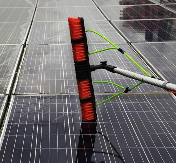 Generic Photovoltaic Panel Cleaning, Window Clean, 3-12M Water Fed Telesbrush, Extendable Cleaner Conservatory Roof Cleaning Tools/6M Rod/50Cm Brush Head