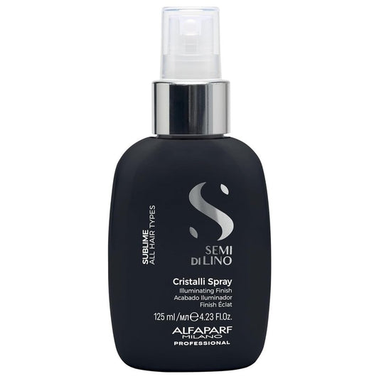 ALFAPARF MILANO Semi di Lino Sublime Cristalli Smoothing Spray - Lightweight Hair Oil Serum for Gloss & Shine | 4.23 fl oz