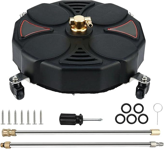 Driveway Power Washer, Rotary Surface Cleaner, High Pressure Flat Surface Cleaner, 13in Pressure Washer Surface Cleaner for Park Cleaning Sidewalks