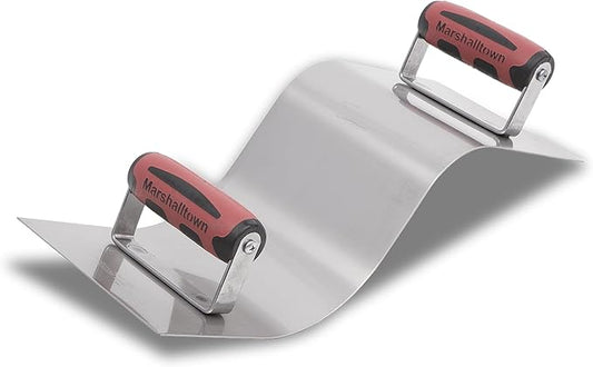 MARSHALLTOWN Single Piece Curb and Gutter Tools, Hand Tool Type, 3" Gutter Radius, 6" X 6" X 6" Top X Face X Bottom, 51 Millimeter Curb Radius, Made in the USA, CG511SSD