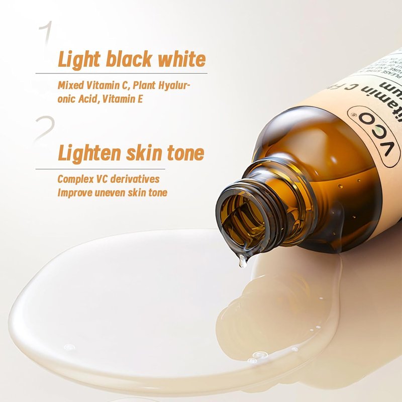 Vitamin C Serum for Face - Anti-Aging Hydration with Hyaluronic Acid & Vitamin E | 2.02oz / 60ml