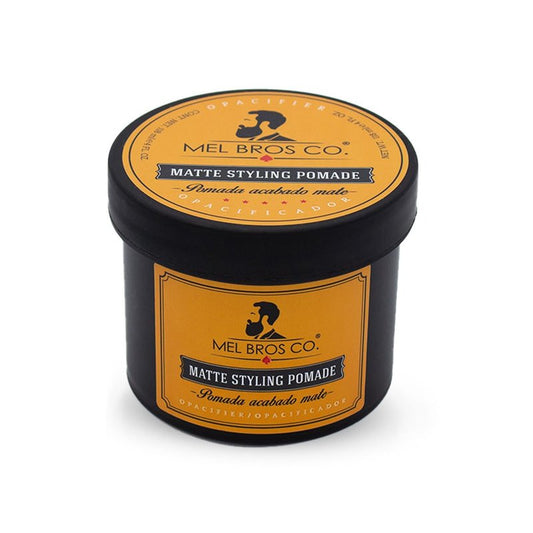 Mel Bros Co Matte Hair Pomade 4oz - Strong Hold Opacifier