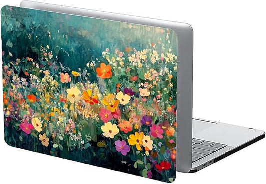 COTAIL Compatible with MacBook Air 13.3 13.6 Inch Case 2022 2021 2020 2019 Plastic Hard Shell Case Cover,13.3 Pro(A1706/A1708/A1989/A2159/A2289/A2338), Spring Flowers