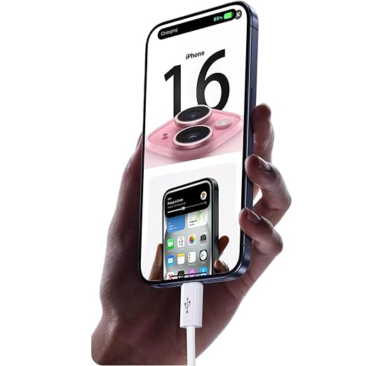 6FT iPhone 17/16/15 USB C to USB C Cable for iPhone 17E/16E,17Air, 17 16 15 Pro Max, 15/16 Plus Woven Cable, AirPods 4/ AirPods Pro (2nd/3rd Gen), iPad 10th Gen iPad Pro iPad Air 5th 4th Charger Cable