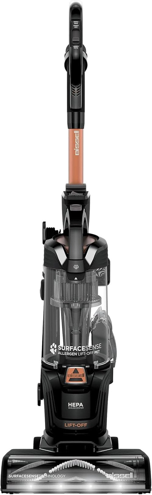 Bissell SurfaceSense Pet Upright Vacuum - Tangle-Free Brush Roll, LED Headlights & Lift-Off Technology