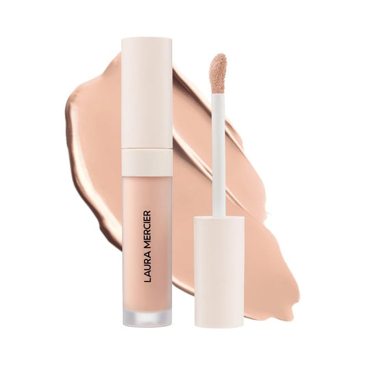 Laura Mercier Real Flawless Weightless Perfecting Serum Concealer, Long-Lasting, Waterproof, & Crease-Proof Wear, Buildable Coverage, Oil-Free, 1N1 - Light with neutral undertones