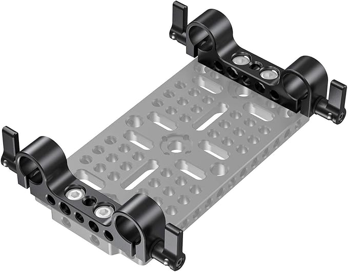 SmallRig Super Lightweight 15mm Railblock, 15mm Rod Clamp with 1/4"-20 Thread for Sony for Canon and Other DSLR Camera Rig Shoulder Support Rail System - 942