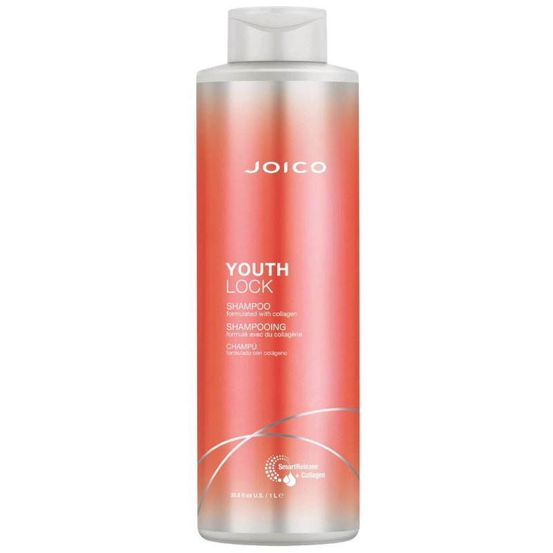 Joico YouthLock Shampoo - Collagen-Infused for Youthful Body & Bounce | Reduces Breakage & Frizz