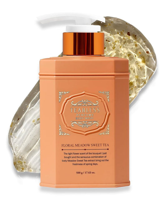 TEABLESS Perfumed Body Wash, Hydrating Body Cleanser for Sensitive Skin | Gentle, Moisturizing, Non-Sticky, Korean Skin Care (Grapefruit Jasmine, Body Wash)