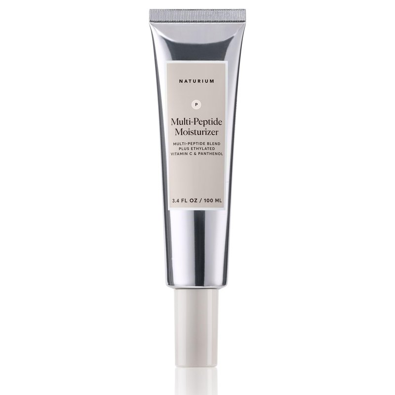 Naturium Multi-Peptide Moisturizer Jumbo, Hydrating & Smoothing Skin Care, Moisturizes with Ethylated Vitamin C & Panthenol, 3.4 oz