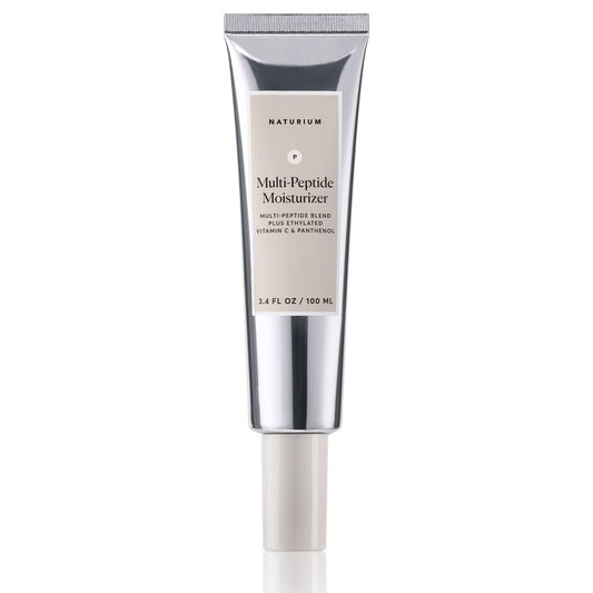 Naturium Multi-Peptide Moisturizer Jumbo, Hydrating & Smoothing Skin Care, Moisturizes with Ethylated Vitamin C & Panthenol, 3.4 oz