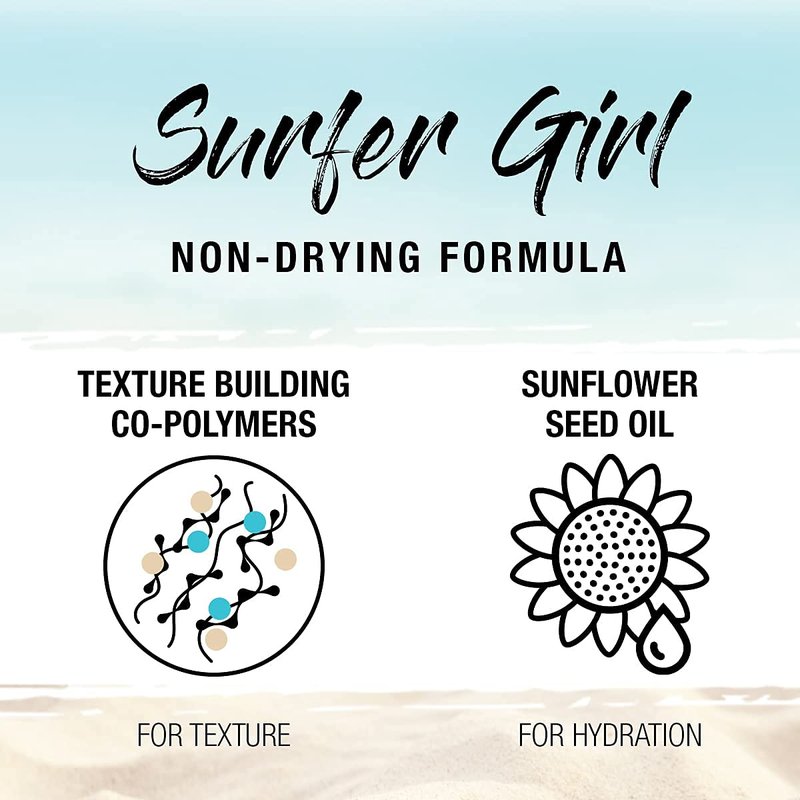 Texture Surfer Girl Dry Texturizing Spray - Maintain Natural Shine & Humidity Resistance | All Hair Types