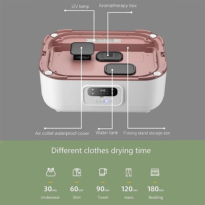 Garment Steamer, Automatic Ironing Machine,Collapsible Automatic Wireless Vertical Steam Iron with Wrinkle Removal Clip, for Clothes & Fabric, One-Key Care, Quick-Drying Steam