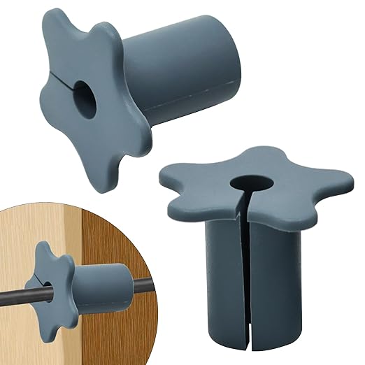 EASYEAH 2pc Starlink Cable Grommet 5/8" Silicone Waterproof Wall Hole Pass Through Split Cable Bushings for TV Wire Ethernet Cord, Starlink Cable Routing Kit Accessories, 27.6mm/1.09" Ht, Grey
