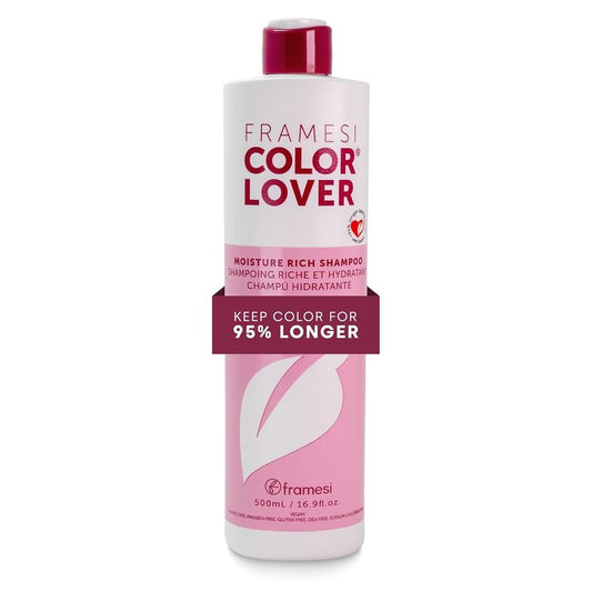 Framesi Color Lover Shampoo - Hydrating Sulfate-Free Shampoo for Color-Treated Hair | 16.9 Fl Oz