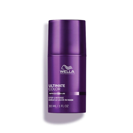 Wella Professionals Ultimate Color Intense Miracle Leave-in Hair Mask | Moisturizing, Anti-Breakage Formula | Shine & Color Vibrancy | For All Color-Treated Hair | 1 Fl Oz | 30ml