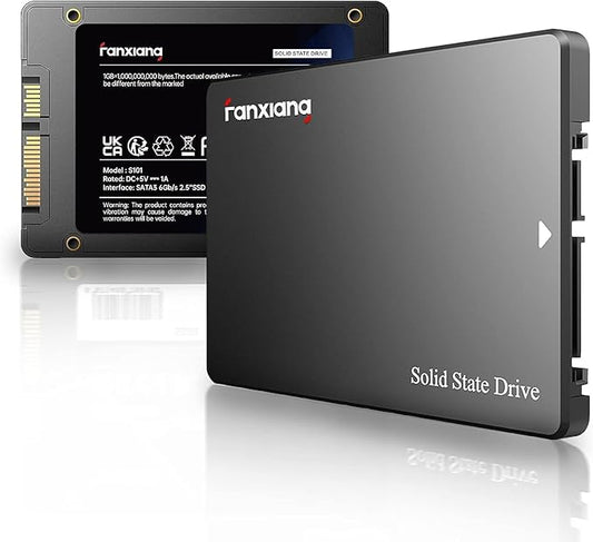fanxiang S101 4TB SSD SATA III 6Gb/s 2.5" Internal Solid State Drive, Read Speed up to 500MB/sec, 3D NAND SLC Cache for Laptop and PC Desktops(Black)