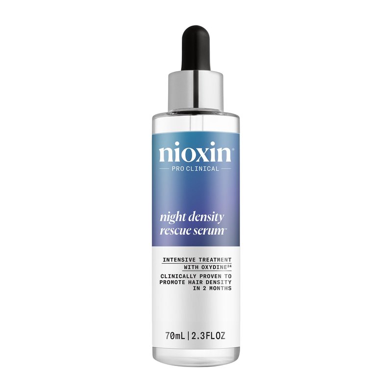 Nioxin Hair Fall Defense, Intensive Daily Leave-In Treatment with Caffeine + Night Density Rescue Serum, Overnight Thickening, Night and Day Treatment | Bundle