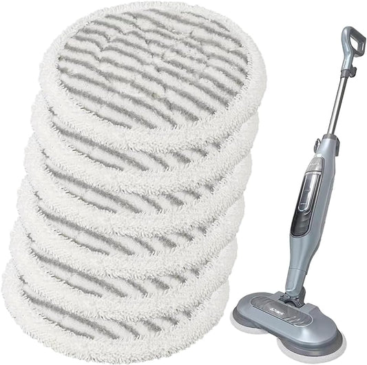 Shark Replacement Steam Mop Pads - Compatible with S7000 Series | 6-Pack for All-in-One Cleaning