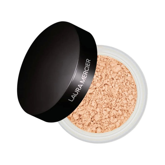 Laura Mercier Translucent Loose Setting Powder - Blurring + Finishing Powder with 24HR Matte Finish - Long-Wear Shine Control Face Makeup for Mature, Sensitive & Oily Skin Types (0.21 oz)