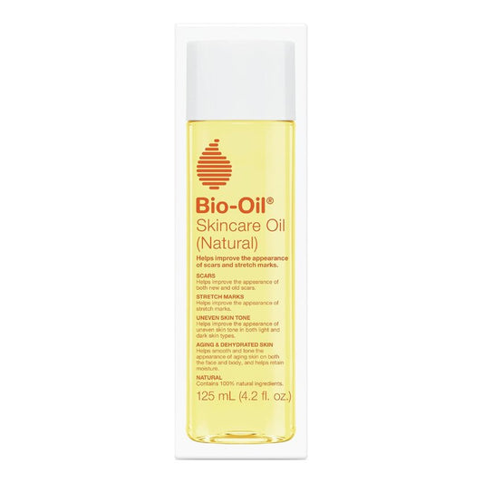 Bio-Oil Natural Skincare Oil - Serum for Scars & Stretch Marks | Face & Body Moisturizer, 4.2 Oz