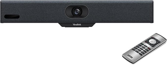 Yealink MeetingBar A10 4K Conference Room Webcam with 120 Wide Angle Camera, Android OS, Video Conferencing System with Microphone and Speaker, AI Speaker Tracking, Auto Framing, Teams Zoom Certified
