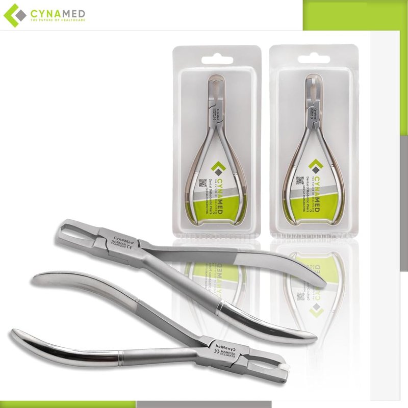 Cynamed Orthodontic Braces Removal Pliers - Professional Bracket Debonding Forceps - Dental Brace Remover Tool - High Precision Grip - Premium Stainless Steel