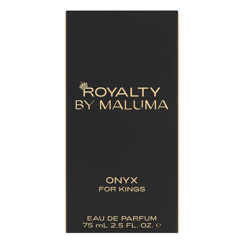 ROYALTY BY MALUMA Onyx from - Perfume for Men - Fresh, Bright, and Luminous Scent - Opens with Notes of Cardamom, Pear, and Bergamot - Perfect for Date Night or Evening Out - 2.5 oz EDP Spray