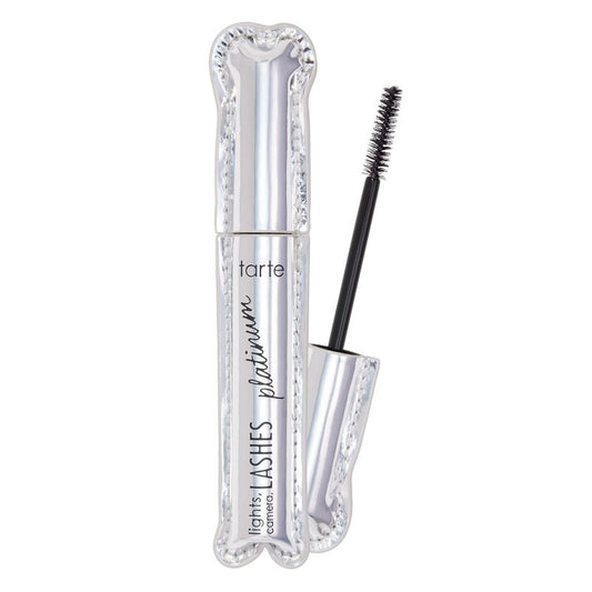 Tarte Lights, Camera, Lashes Platinum Volumizing Mascara - Black Tinted Peptide Lash Serum for Volume & Length, Vegan & Cruelty-Free