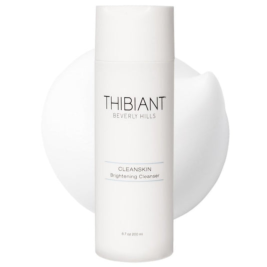 Thibiant Beverly Hills CleanSkin Brightening Facial Cleanser Exfoliating Face Wash with Hyaluronic Acid that Help Removes Dirt, Oil and Make-up, Fragrance-free, Paraben Free, 6.7 Oz
