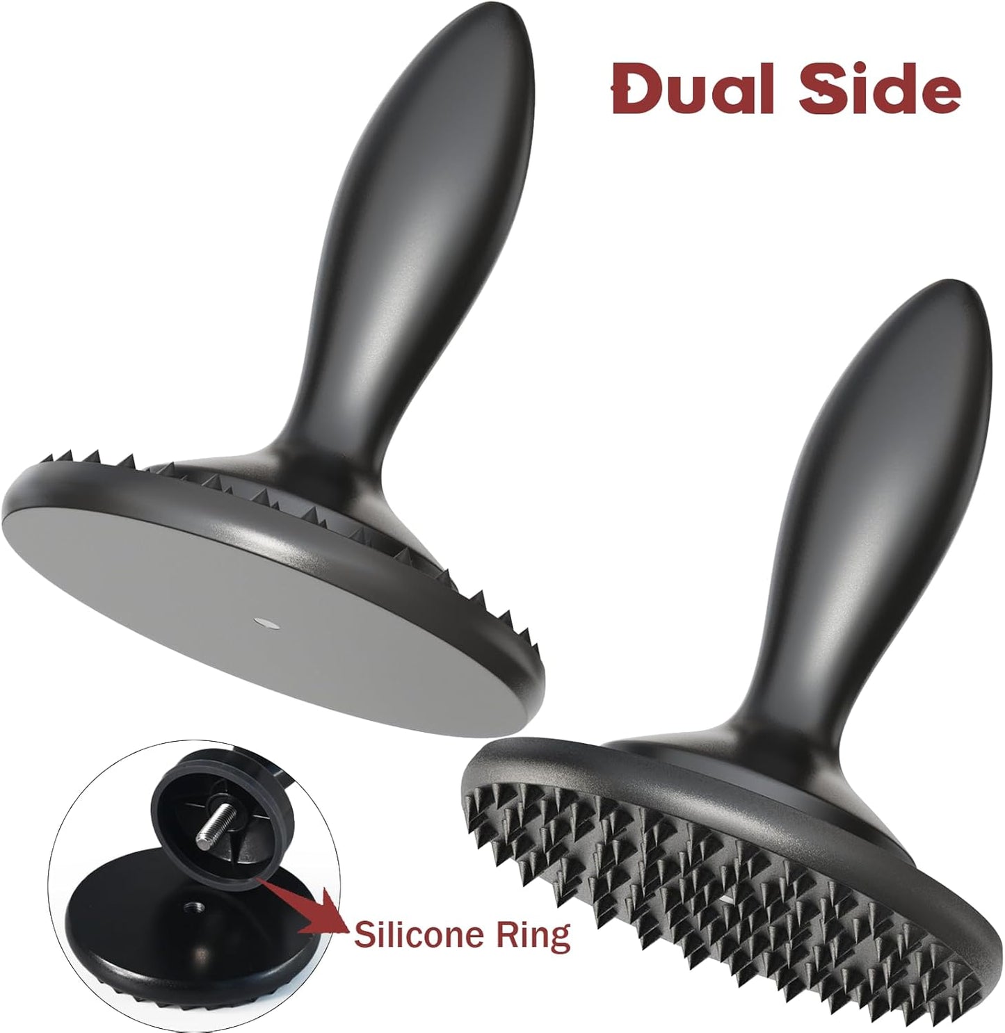 Skiennix 3-in-1 Meat Tenderizer Tool - Dual-Sided Kitchen Mallet for Perfectly Tender Steak & Chicken