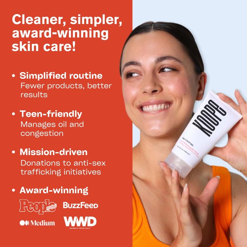 Koope Middleweight Moisturizer Face Cream, For All Skin Types, Balanced Hydration with Hyaluronic Acid, Baobab Oil, Anti-Pollution Shield, Free of Parabens, Sulphates & Fragrances, Vegan, 1.69 FL OZ