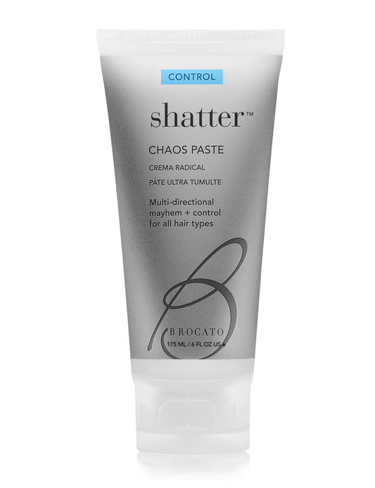 Brocato Shatter Chaos Hair Paste, 6 Oz | Molding Styling Gel for Men & Women with All Hair Types | Shaping & Sculpting Mousse for Salon Quality Hairdos | Apply to Wet, Dry or Heat Styled Hair