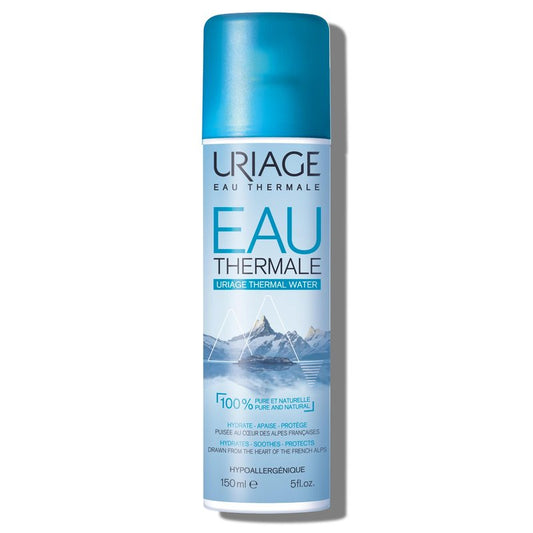 Uriage Face Mist Thermal Water, 100% Pure & Natural, + 32% of Hydratation after 1 hour, hydrates, Soothes, Fresh Spray, Multi-purpose, for the whole Family