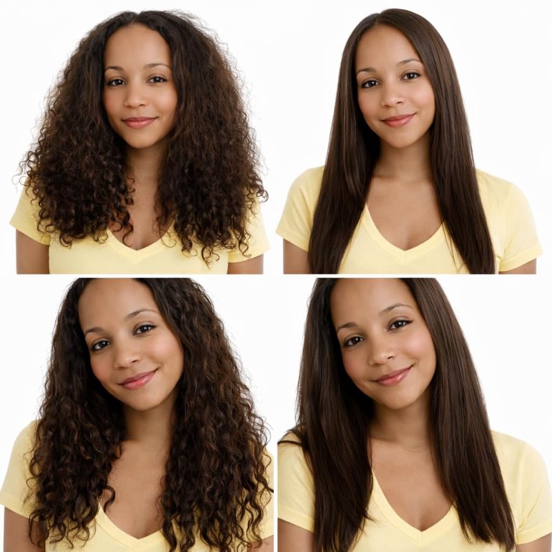 Complex Brazilian Keratin Blowout Hair Treatment 4 Bottles 300ml Value Kit Includes Sulfate Free and Easy Comb Queratina Keratina Brasilera Tratamiento