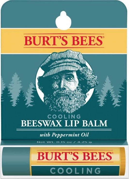 Burts Bees Mens Cooling Lip Balm Blister Lip Balm Men 0.15 oz